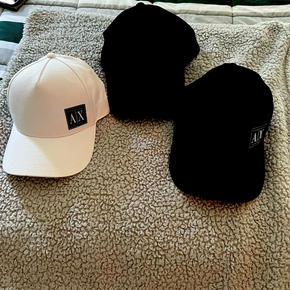 Men’s Armani Hats Nice just 25 each Like New without tags